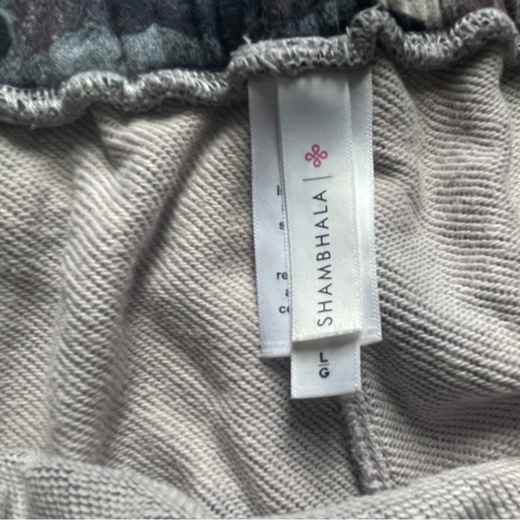 Shambhala Women's French Terry High Rise Shorts with Elastic Waistband - Picture 3 of 4